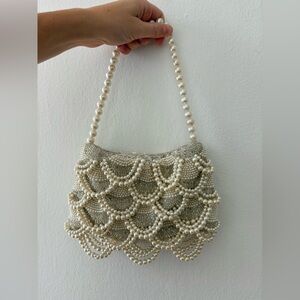 Pearl Beaded Mini Handbag